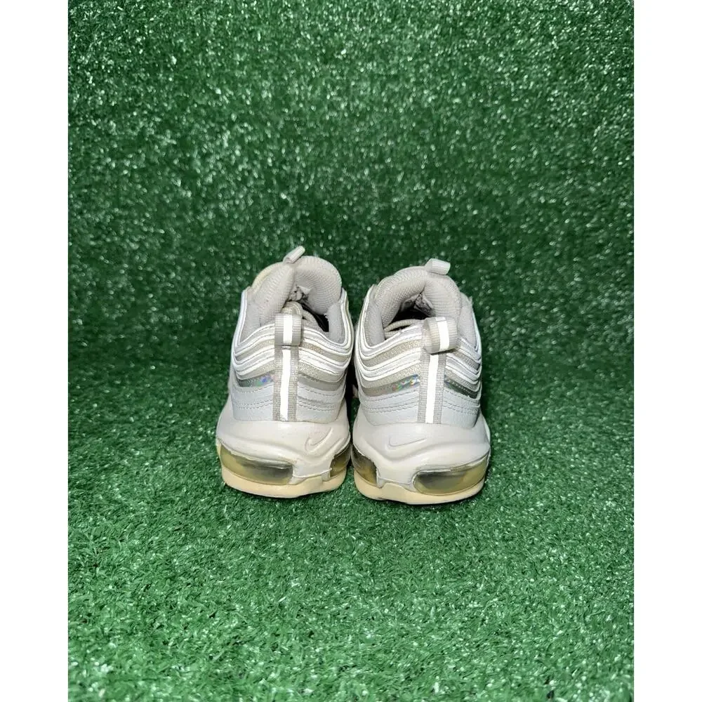 Nike Air Max 97 Iridescent White Womens Size 6.5 Athletic Running Shoes Sneakers - Picture 9 of 11